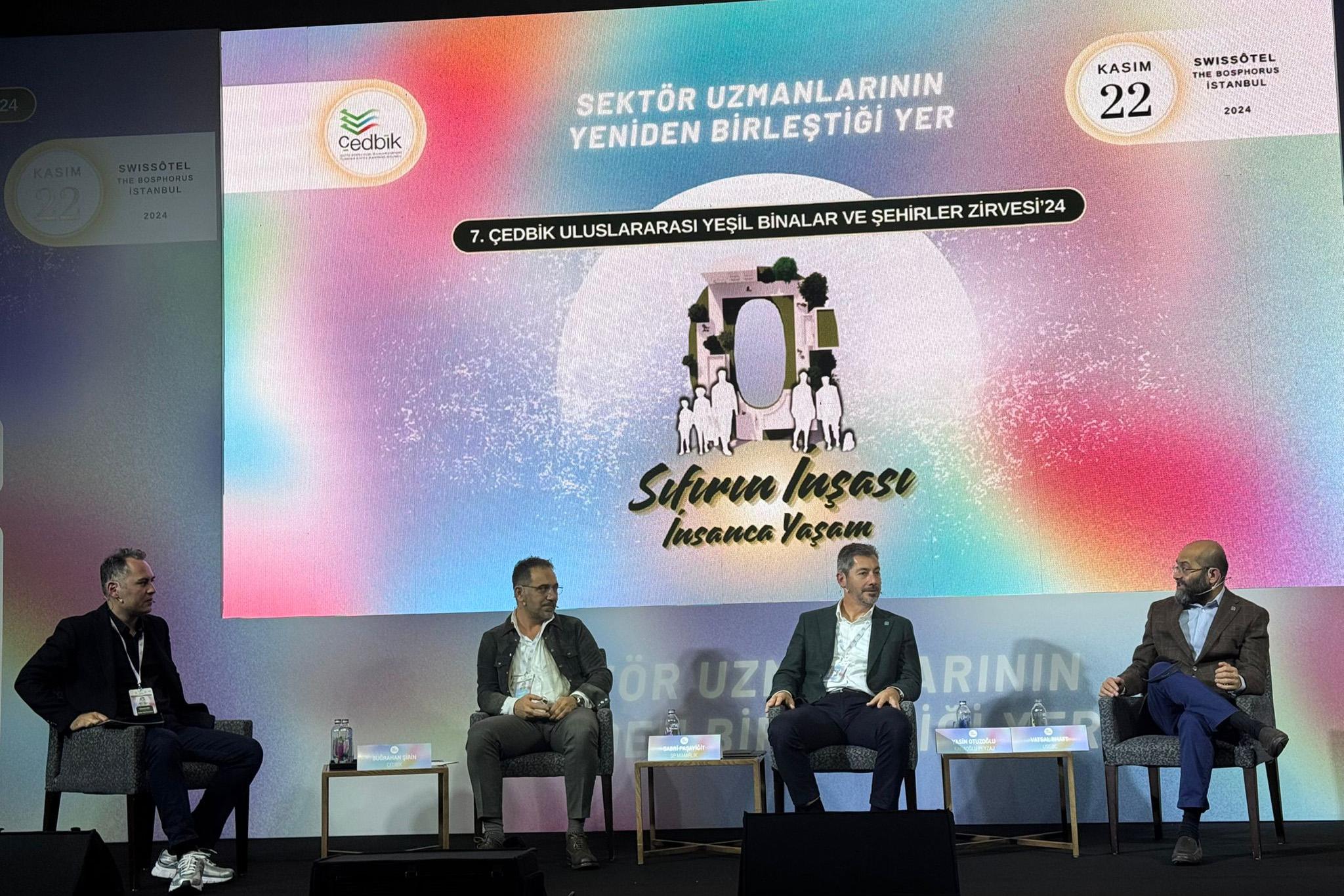 SP Architects Kurucu Ortağı Sabri Paşayiğit, 7. ÇEDBİK Uluslararası Yeşil Binalar ve Şehirler Zirvesi’nde Konuşmacı Oldu 