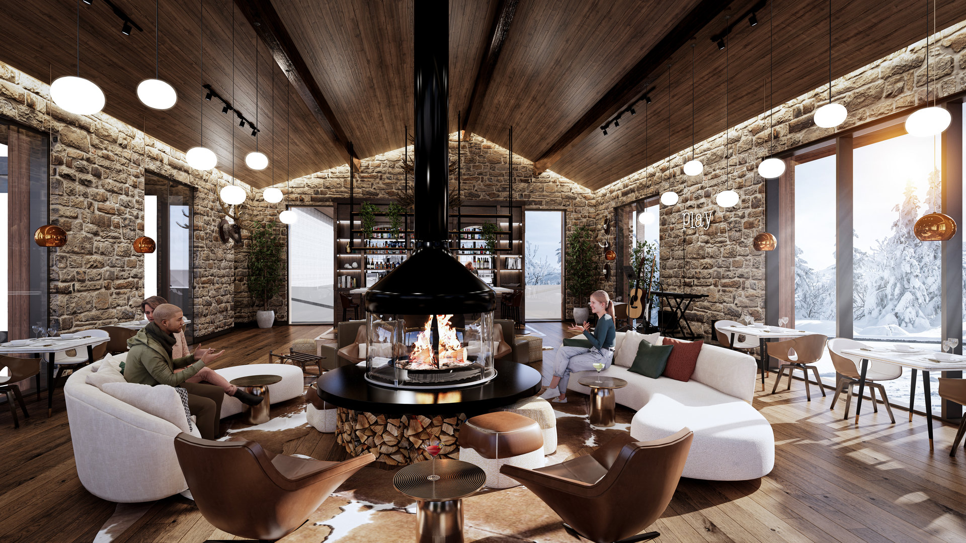 Radisson Blu Hotel Erciyes Dağ Evi İç Mekan